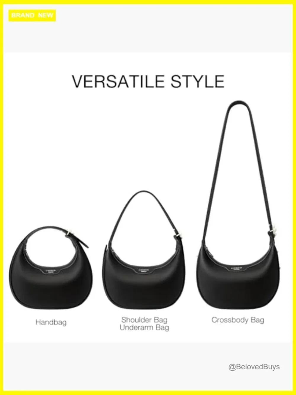 Genuine Leather Hobo Crescent Crossbody Bag Shoulder Purse with Adjustable Strap
